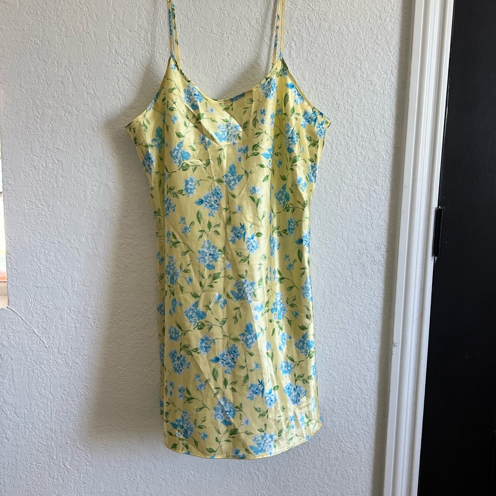 Flower slip dress
